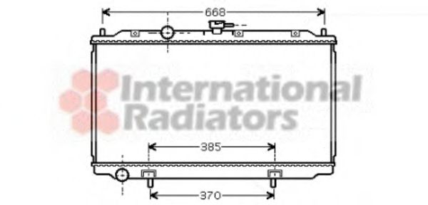 Imagine Radiator, racire motor VAN WEZEL 13002215