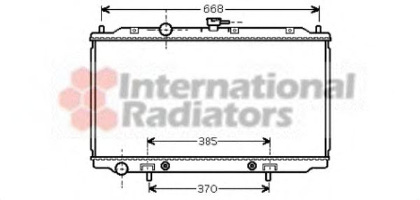 Imagine Radiator, racire motor VAN WEZEL 13002218