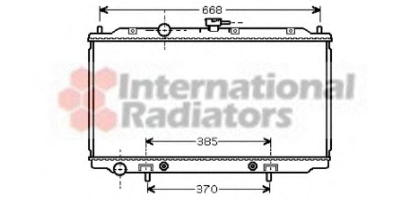 Imagine Radiator, racire motor VAN WEZEL 13002219