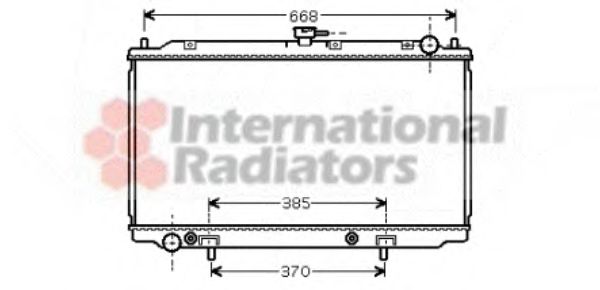 Imagine Radiator, racire motor VAN WEZEL 13002222