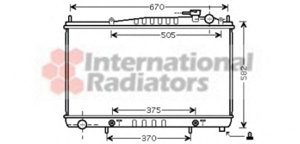 Imagine Radiator, racire motor VAN WEZEL 13002232