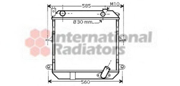 Imagine Radiator, racire motor VAN WEZEL 13002233