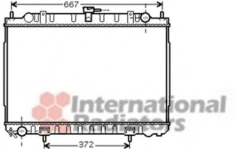 Imagine Radiator, racire motor VAN WEZEL 13002240