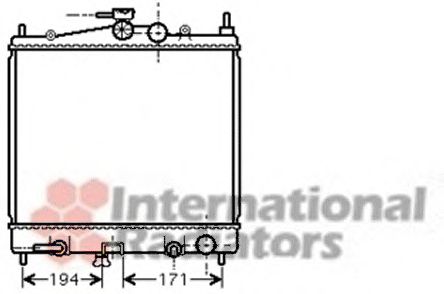 Imagine Radiator, racire motor VAN WEZEL 13002248