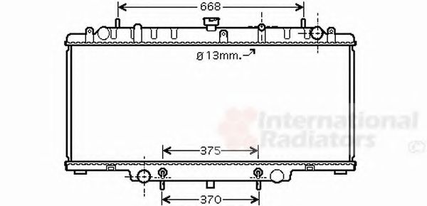 Imagine Radiator, racire motor VAN WEZEL 13002264