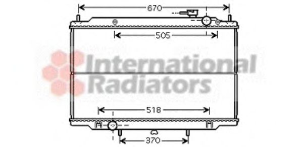 Imagine Radiator, racire motor VAN WEZEL 13002266