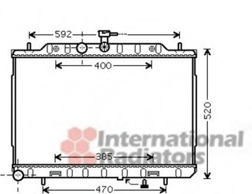 Imagine Radiator, racire motor VAN WEZEL 13002293