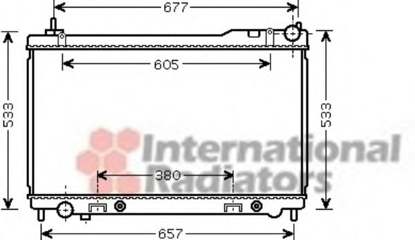 Imagine Radiator, racire motor VAN WEZEL 13002305