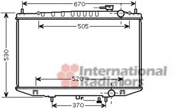 Imagine Radiator, racire motor VAN WEZEL 13002308