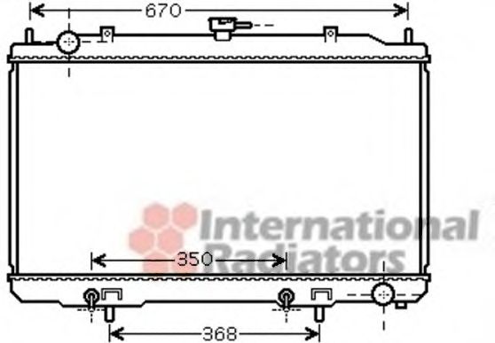 Imagine Radiator, racire motor VAN WEZEL 13002320