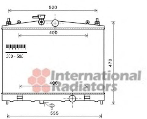 Imagine Radiator, racire motor VAN WEZEL 13002338