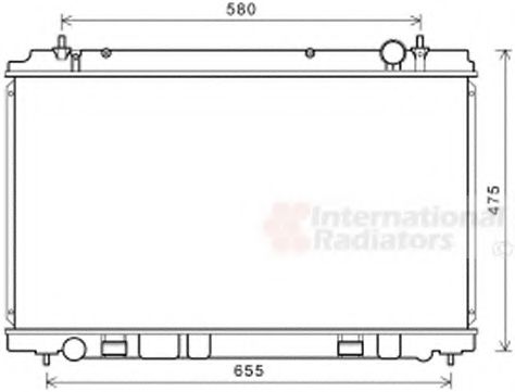 Imagine Radiator, racire motor VAN WEZEL 13002400