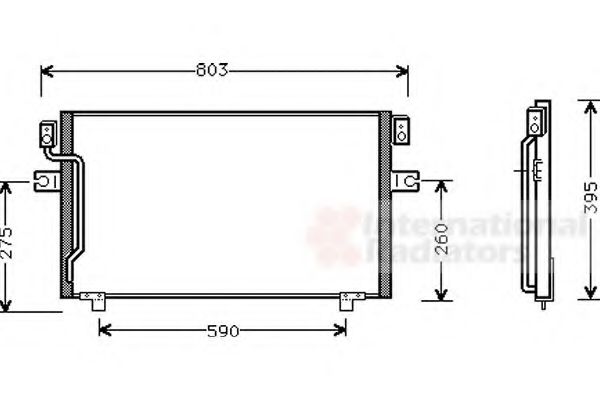 Imagine Condensator, climatizare VAN WEZEL 13005160