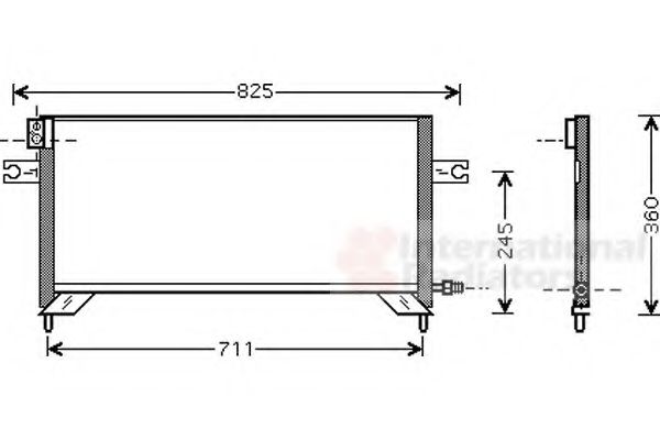 Imagine Condensator, climatizare VAN WEZEL 13005204