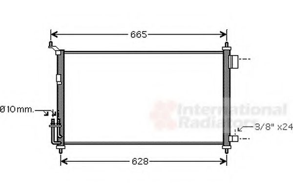 Imagine Condensator, climatizare VAN WEZEL 13005251