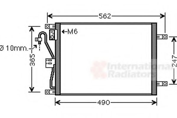 Imagine Condensator, climatizare VAN WEZEL 13005252