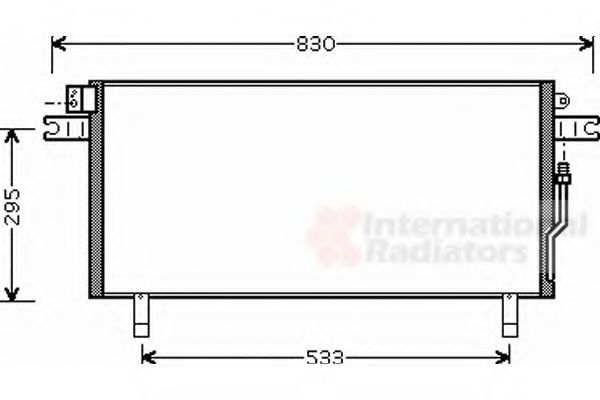 Imagine Condensator, climatizare VAN WEZEL 13005268