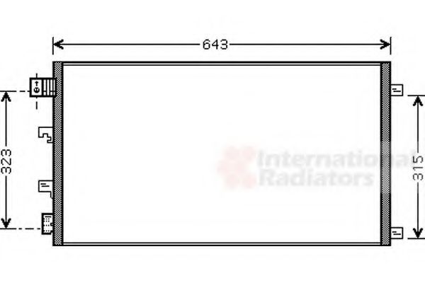 Imagine Condensator, climatizare VAN WEZEL 13005281