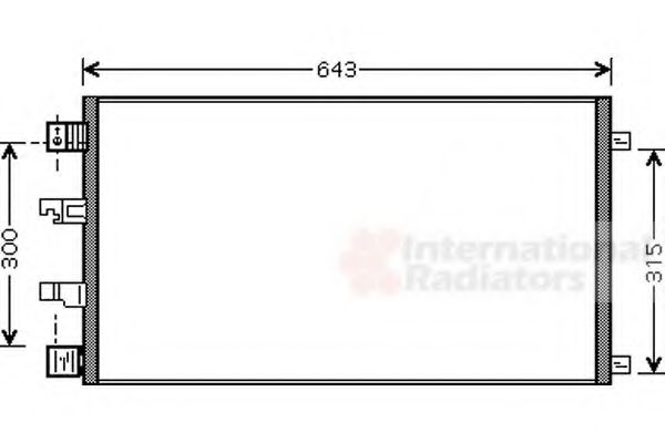 Imagine Condensator, climatizare VAN WEZEL 13005290