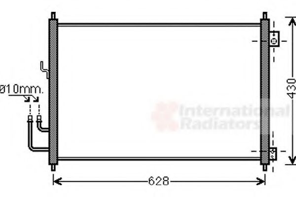 Imagine Condensator, climatizare VAN WEZEL 13005328