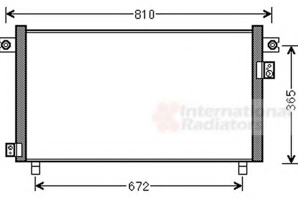 Condensator, climatizare VAN WEZEL 13005330 #1