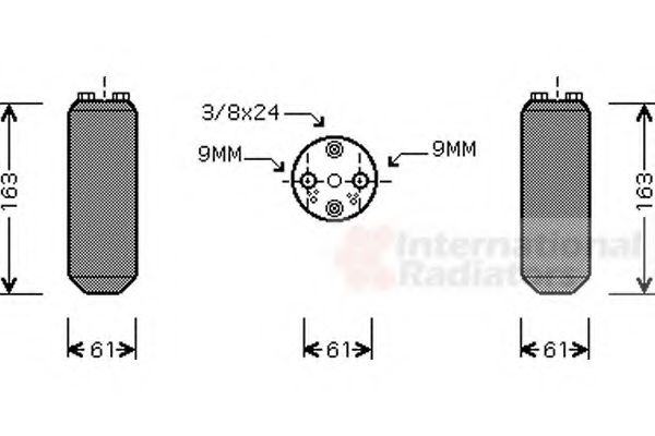 Imagine uscator,aer conditionat VAN WEZEL 1300D037