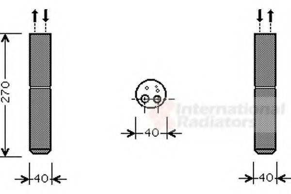 Imagine uscator,aer conditionat VAN WEZEL 1300D254