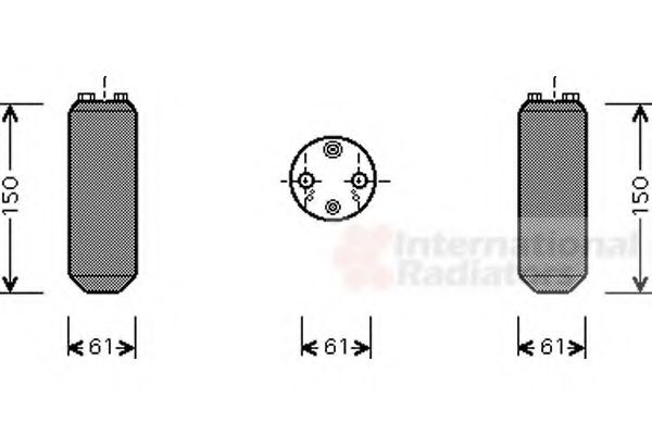 Imagine uscator,aer conditionat VAN WEZEL 1300D255