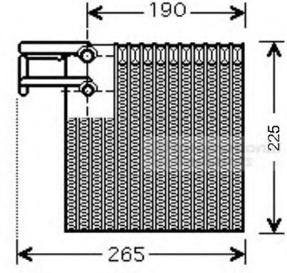 Imagine evaporator,aer conditionat VAN WEZEL 1300V257