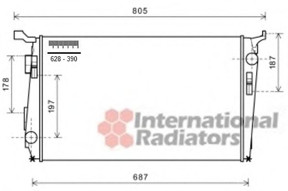 Imagine Radiator, racire motor VAN WEZEL 15002005