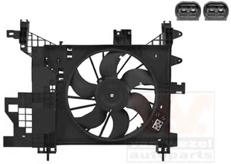 Ventilator, radiator VAN WEZEL 1555747