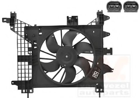 Ventilator, radiator VAN WEZEL 1555748