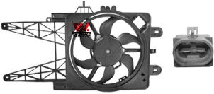 Imagine Ventilator, radiator VAN WEZEL 1620745