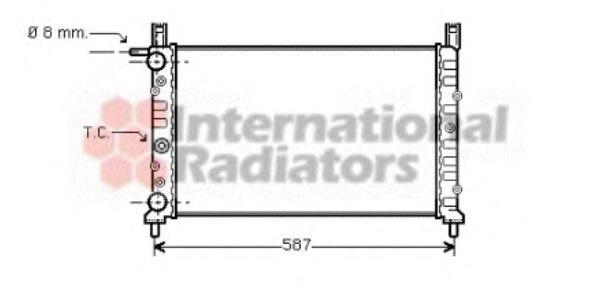 Imagine Radiator, racire motor VAN WEZEL 17002056