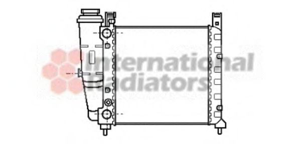 Imagine Radiator, racire motor VAN WEZEL 17002057