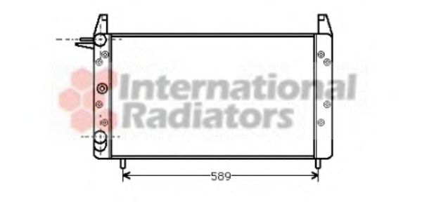 Imagine Radiator, racire motor VAN WEZEL 17002068