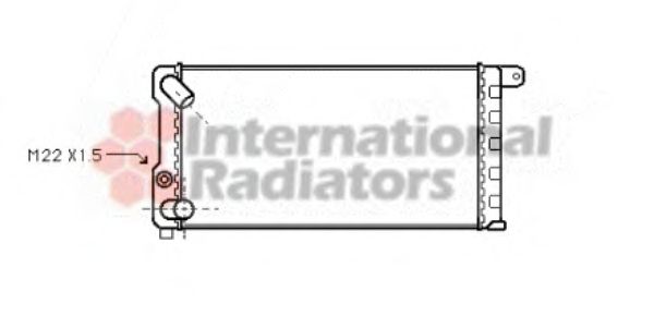 Imagine Radiator, racire motor VAN WEZEL 17002074