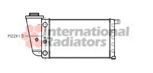 Imagine Radiator, racire motor VAN WEZEL 17002097