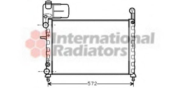 Imagine Radiator, racire motor VAN WEZEL 17002101