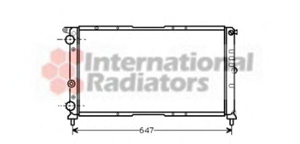 Imagine Radiator, racire motor VAN WEZEL 17002142