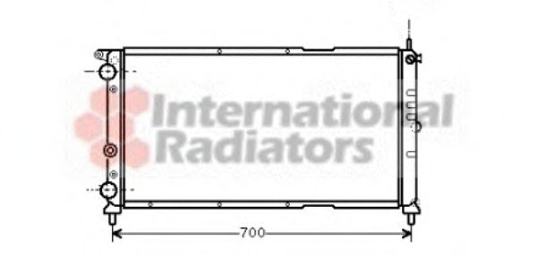 Imagine Radiator, racire motor VAN WEZEL 17002143