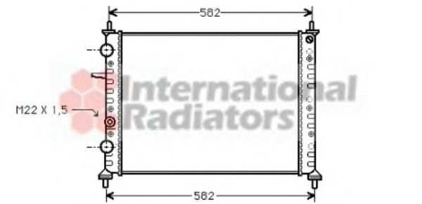 Imagine Radiator, racire motor VAN WEZEL 17002161