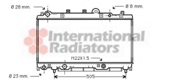 Imagine Radiator, racire motor VAN WEZEL 17002181