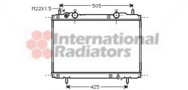 Imagine Radiator, racire motor VAN WEZEL 17002184