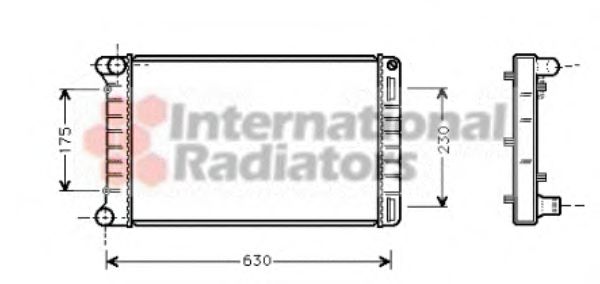 Imagine Radiator, racire motor VAN WEZEL 17002210