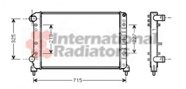 Imagine Radiator, racire motor VAN WEZEL 17002261