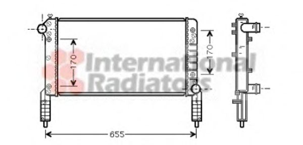 Imagine Radiator, racire motor VAN WEZEL 17002263