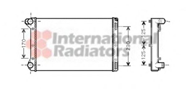 Imagine Radiator, racire motor VAN WEZEL 17002301