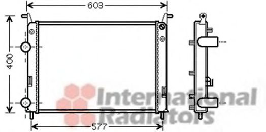 Imagine Radiator, racire motor VAN WEZEL 17002336