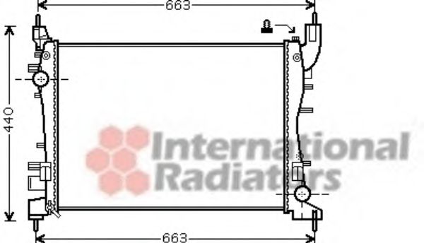 Imagine Radiator, racire motor VAN WEZEL 17002358